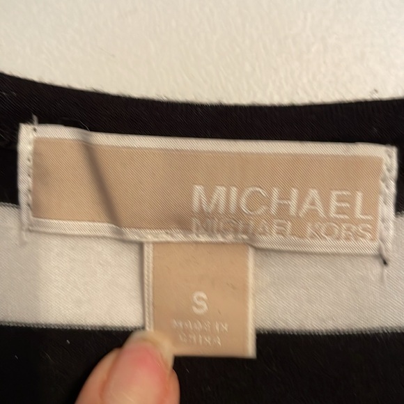 Michael Kors tshirt maxi dress in black and white  size S - Picture 2 of 6